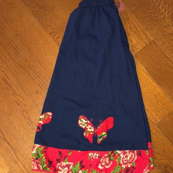 🦋COTTON AMOUR🦋BUTTERFLIES AND FLOWERS A-LINE🦋 - Picture 7 of 9